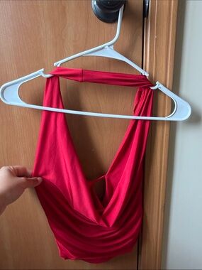 Red halter Neck Women’s Dress